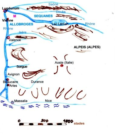 A propos de la publication
 Aux origines de MEYZIEU I et II 
Des ALLOBROGES (tribu gauloise d'il y a environ deux mille ans, dont la capitale est Ouienna)  nos jours




Publication de ce travail de recherche en deux parties
I) Des ALLOBROGES au DAUPHINE
Les lettres renvoient  la fin de chacune des parties ; elles explicitent et/ou compltent le texte
II) De la REVOLUTION  nos JOURS

Les sources documentaires sont communes aux deux parties ; les chiffres entre parenthses renvoient au numro du document



Prsentation sur deux colonnes
La colonne de gauche  prsente une chronologie d'vnements qui concernent majoritairement la GAULE.
	La colonne de droite  prsente une chronologie d'vnements qui concernent majoritairement le DAUPHINE et tout particulirement Meyzieu.